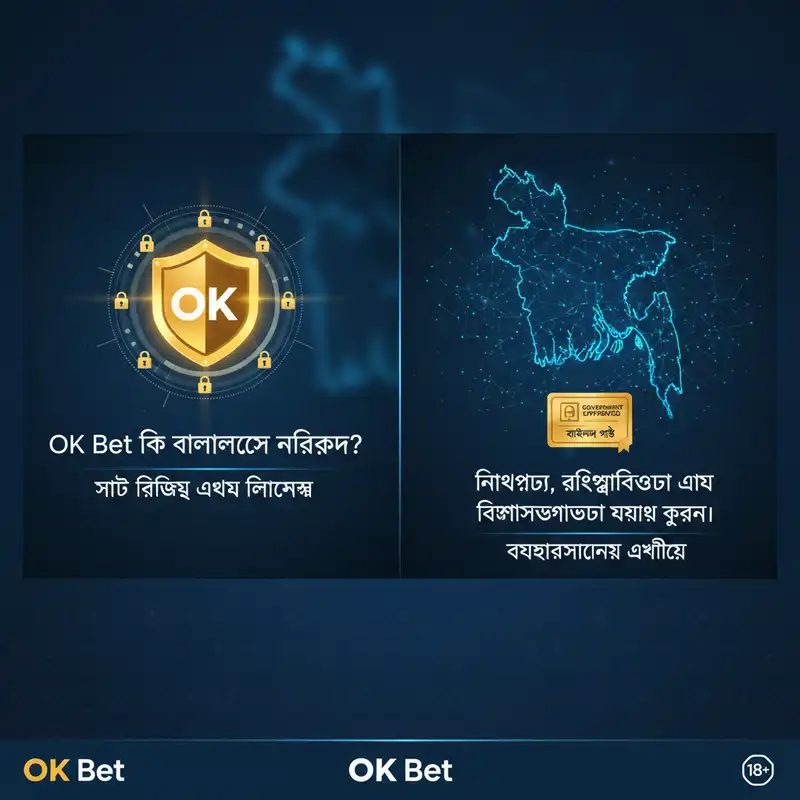 OK Bet নিরাপত্তা এবং লাইসেন্স রিভিউ বাংলাদেশ